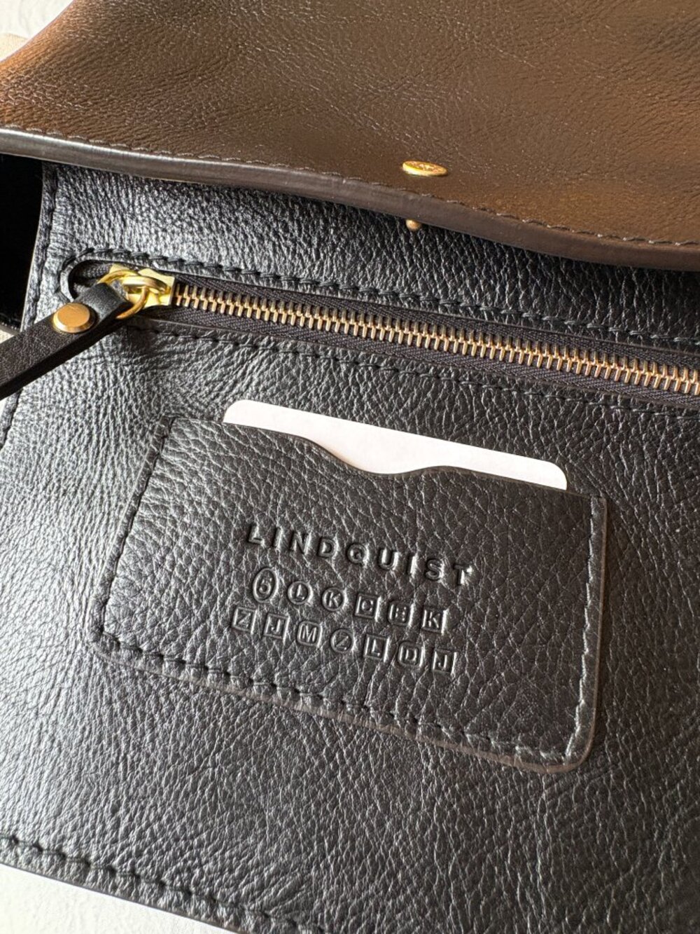 Lindquist Little Lee in Black Leather - Picture 3 of 11